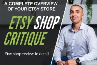 give you etsy store critique and help you improve your store