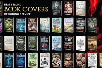 design eye catching book cover design to boost sales