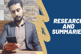 do research and write a high quality summary