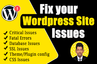fixed your wordpress site issues