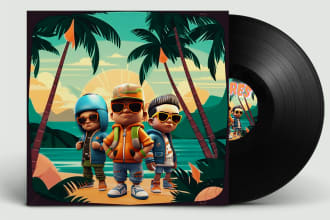 design album cover or single cover art