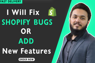 fix shopify bugs as shopify expert