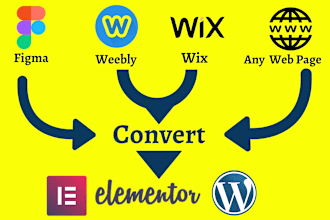 clone, redesign or convert wordpress website by elementor pro, flexbox container