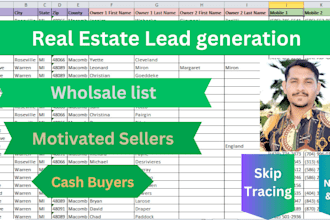 do real estate lead generation with skip tracing for real estate wholesale