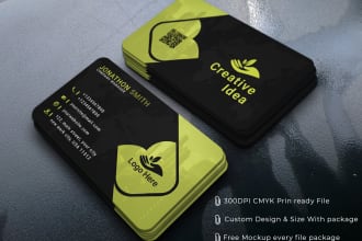 do creative luxury modern business card stationery design