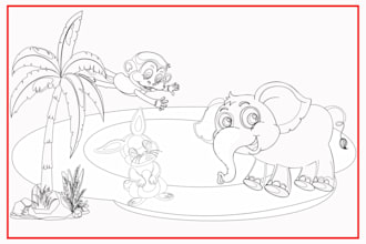 unique coloring book pages for children