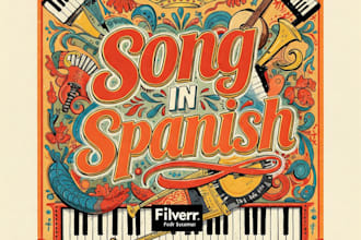 am going to write your song in spanish