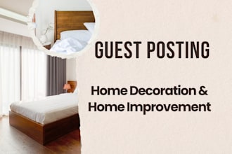 provide do follow backlinks from home decoration and home improvement sites