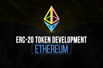 create erc20 token on ethereum blockchain