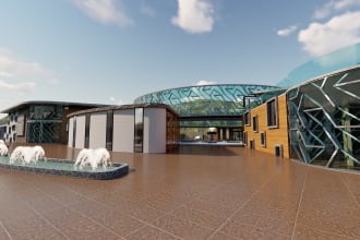 create interior exterior 3d architectural renderings