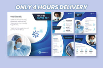 design any kind of medical flyer 4 hours