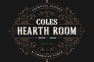 do elegant vintage rustic logo design