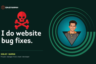 do bugs fix for javascript website,react js website,next js website,nft website