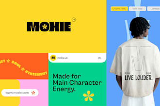 design modern business logo, brand guidelines, visual identity