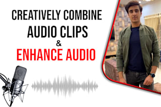 creatively combine  audio clips and enhance audio