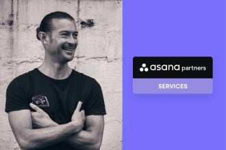 create an asana account tracking project