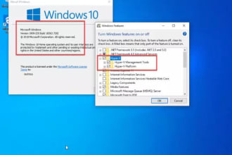 install and config hyper v,vmware and virtualbox on your PC