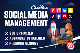 be your social media manager and content creator
