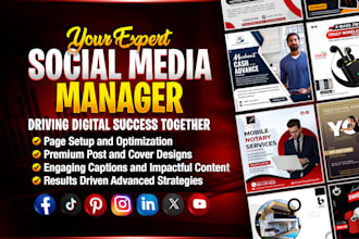 be your social media manager and content creator