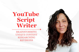write engaging youtube video scripts