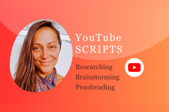 create scripts for your youtube channel