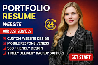build creative online  personal portfolio website