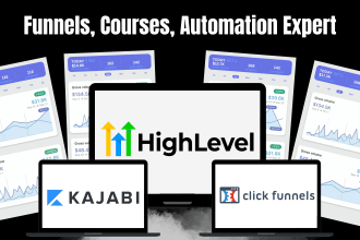 be your gohighlevel expert for go high level website and sales funnel
