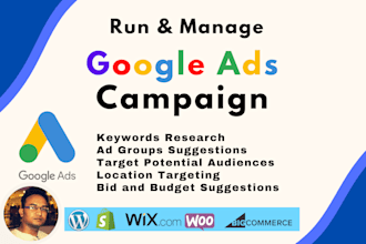 manage google ads campaigns to reach potential audiences