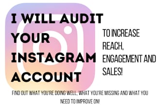 give your instagram an audit