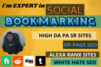 do 300 social bookmarking on high PR backlink