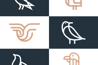 do modern minimalist and animal business logo design