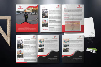design company profile, sales sheet , brochure in 4hrs