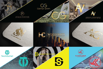 minimalist business luxury minimal real estate logo design
