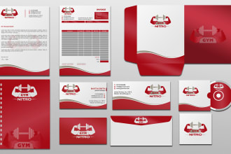 design logo, business card, letterhead, and stationery branding