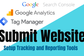 setup google search console, analytics, tag manager,fb pixel