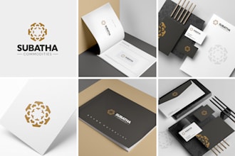 design a professional logo and brand guide