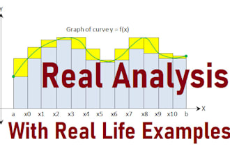 give you lecture on real analysis with easy tricks