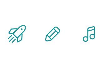 design flat, minimalist custom icons vector for web and app