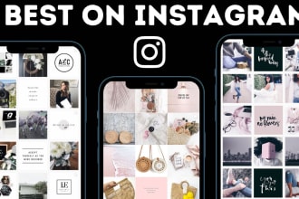 design high resolution instagram  puzzle feed for you