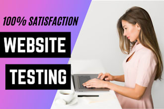 perform website review test with 10 users on desktop, mobile, tablet