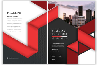 design magazine cover layouts and brochure designs for you
