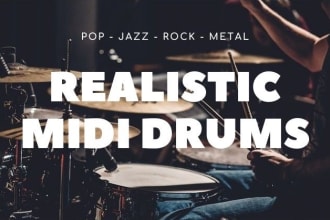 program realistic drums for your song in any style