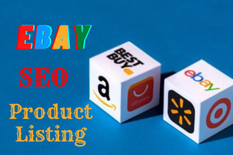 do ebay listing, ebay product listing, ebay SEO listing optimization,