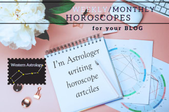 write horoscopes for your website blog
