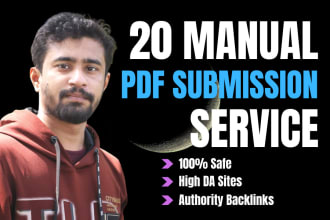do powerpoint or PDF submissions to 20 sites