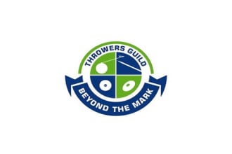 design heraldic crest  logo  for throwers guild