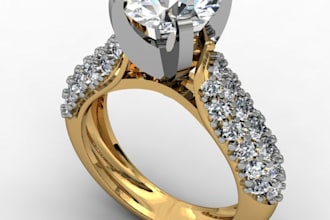 work on cad jeweling design on matrix