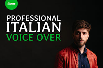 create a video with italian voice over