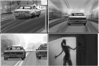 draw storyboard in any art style