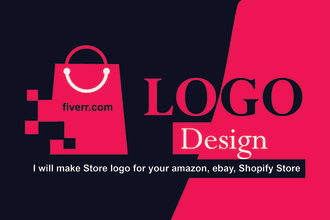 make store logo for your amazon, ebay, shopify store
